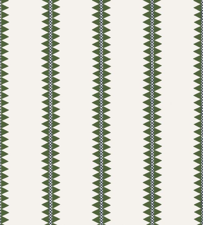 Reno Stripe Wallpaper - Green 