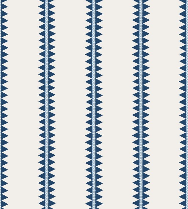 Reno Stripe Wallpaper - Blue 