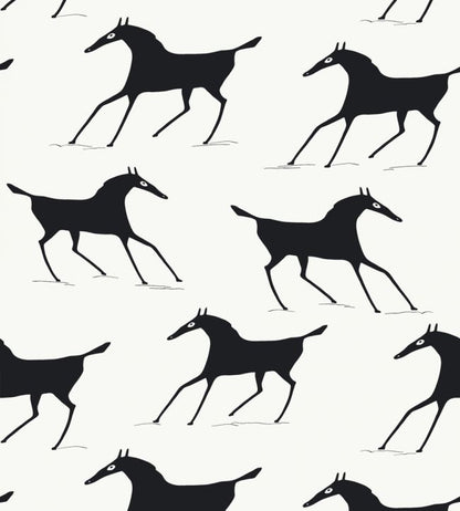 Marlborough Downs Wallpaper - Black 