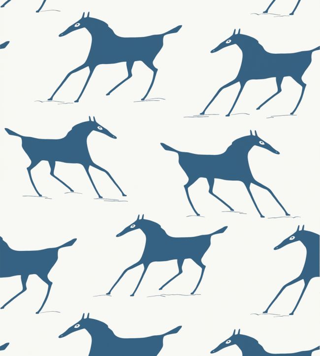 Marlborough Downs Wallpaper - Blue 