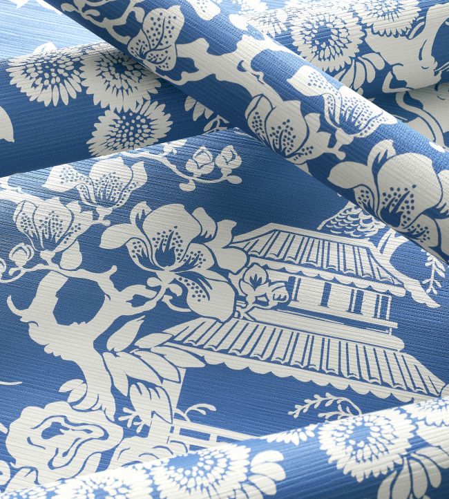 Japanese Garden Room Wallpaper 3 - Blue