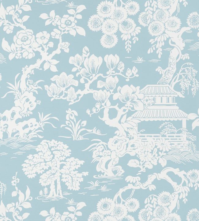 Japanese Garden Wallpaper - Silver