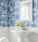 Japanese Garden Room Wallpaper - Blue