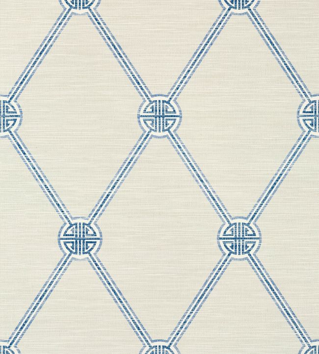 Turnberry Trellis Wallpaper - Blue 