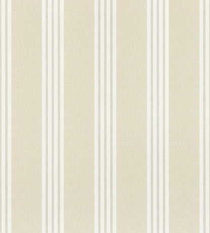 Canvas Stripe Wallpaper - Cream