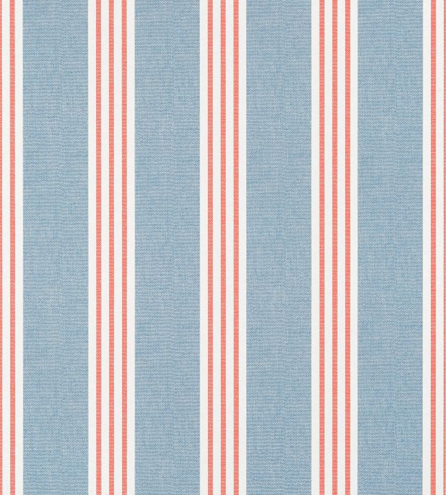 Canvas Stripe Wallpaper - Blue