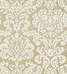 Trelawny Damask Wallpaper - Sand 