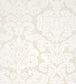 Trelawny Damask Wallpaper - Silver