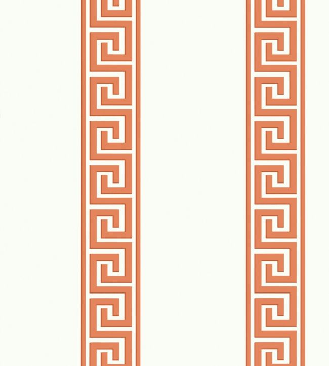 Andreas Stripe Wallpaper - Orange