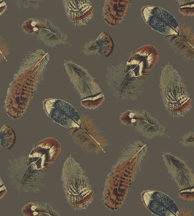 Birding Wallpaper - Brown