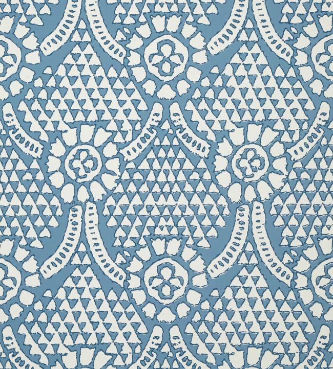 Chamomile Wallpaper - Blue