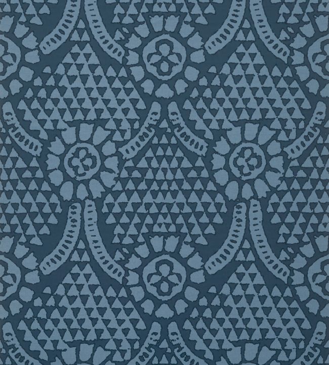 Chamomile Wallpaper - Blue 