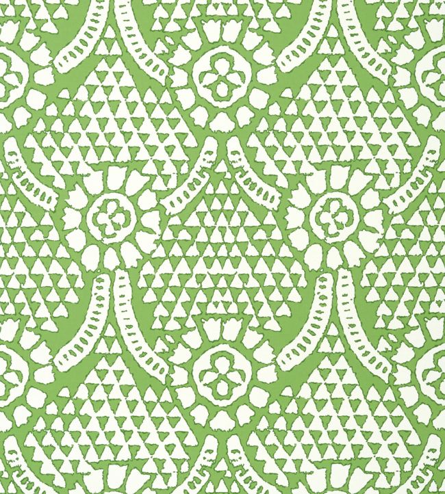 Chamomile Wallpaper - Green 