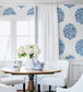 Ridgefield Room Wallpaper - Blue 