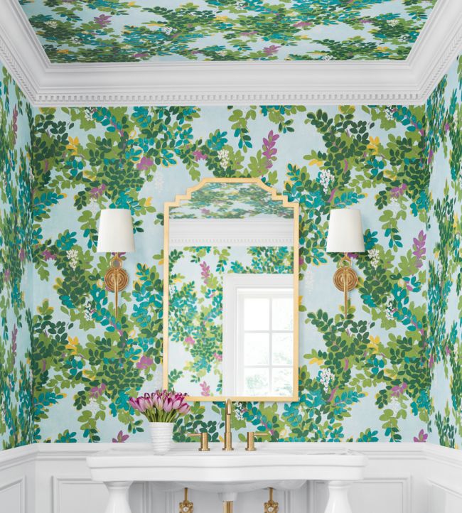 Central Park Room Wallpaper - Teal