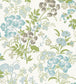 Spring Garden Wallpaper - Teal 