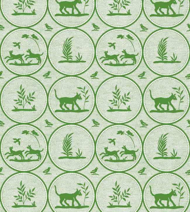 Dooley Wallpaper - Green 