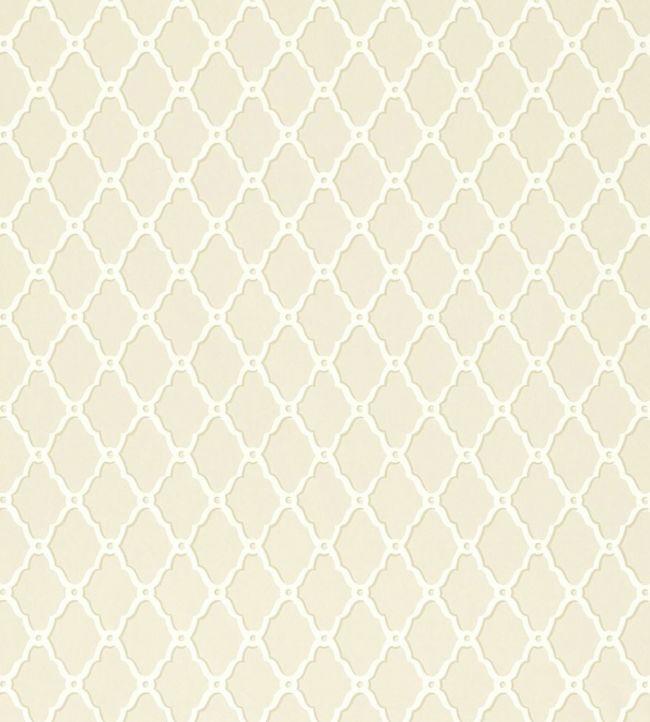 Rothbury Trellis Wallpaper - Cream 