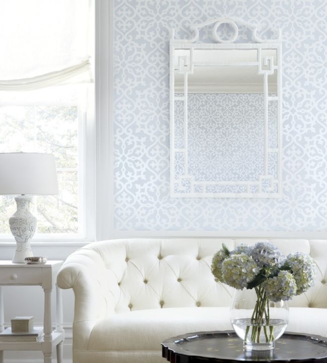 Allison Room Wallpaper - Silver