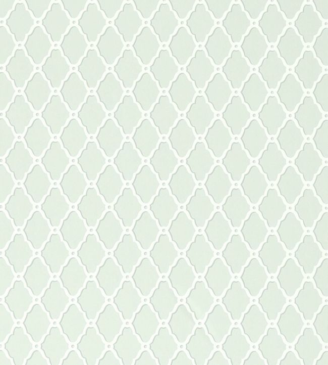 Rothbury Trellis Wallpaper - Silver 