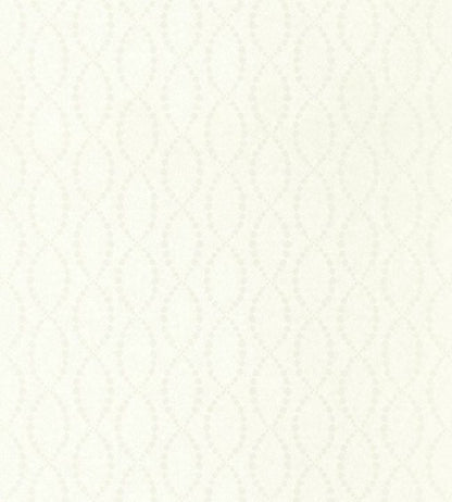 Pearl Trellis Wallpaper - White 