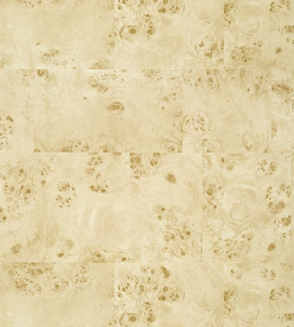 Burlwood Block Wallpaper - Cream