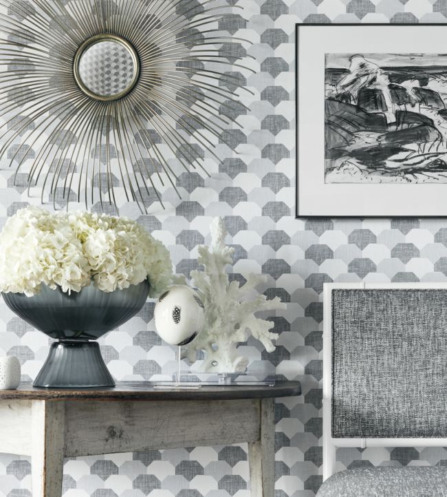 Hidden Hills Room Wallpaper 2 - Gray