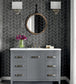 Cordoza Weave Room Wallpaper - Black