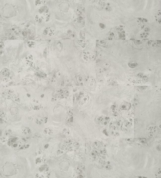 Burlwood Block Wallpaper - Silver