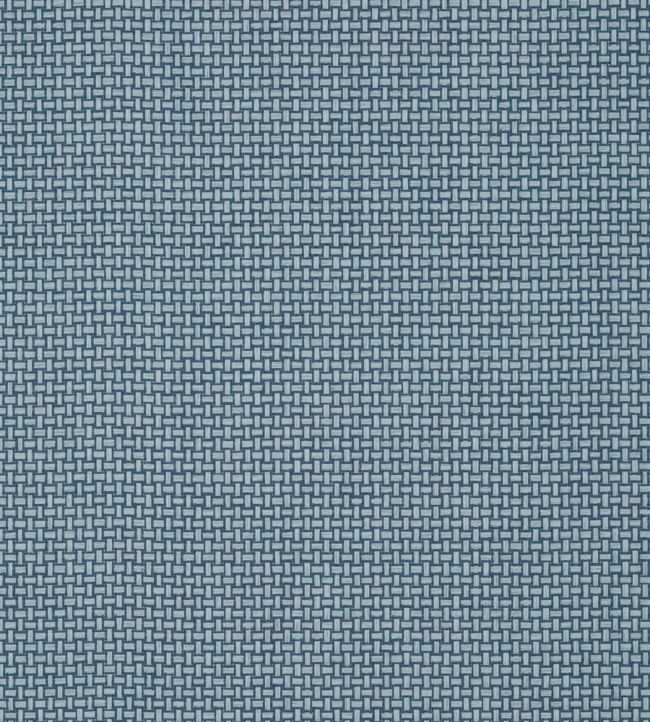 Baker Weave Wallpaper - Blue