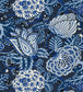 Mitford Wallpaper - Blue 