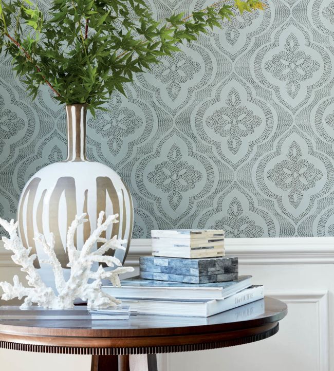 Ophelia Room Wallpaper - Teal