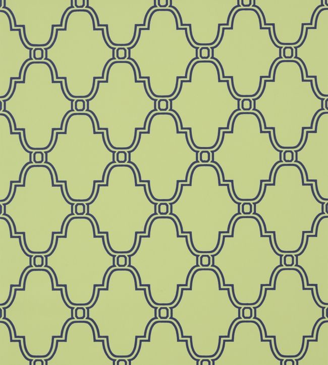 Stanbury Trellis Wallpaper - Green 