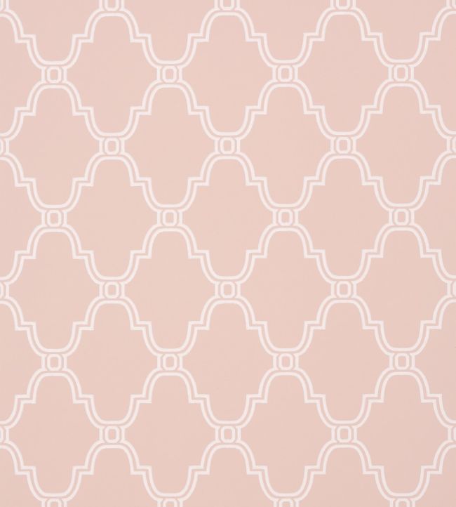 Stanbury Trellis Wallpaper - Pink 