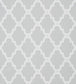 Stanbury Trellis Wallpaper - Silver 