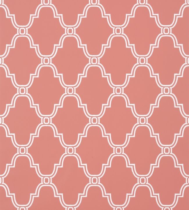 Stanbury Trellis Wallpaper - Pink 