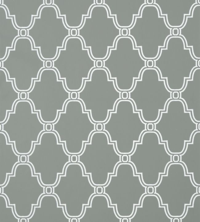 Stanbury Trellis Wallpaper - Gray