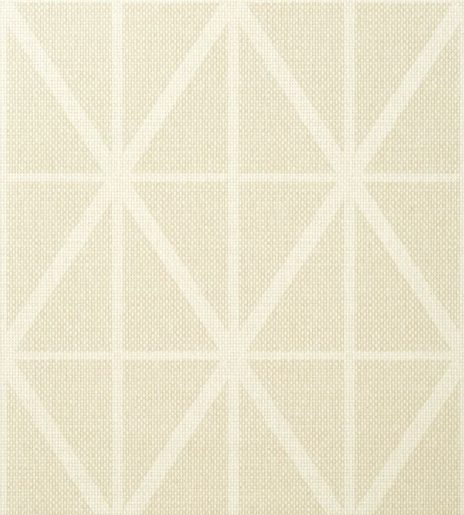 Cafe Weave Trellis Wallpaper - Cream