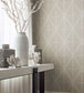 Cafe Weave Trellis Room Wallpaper 2 - Gray