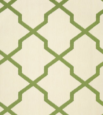 Myanmar Trellis Wallpaper - Green 