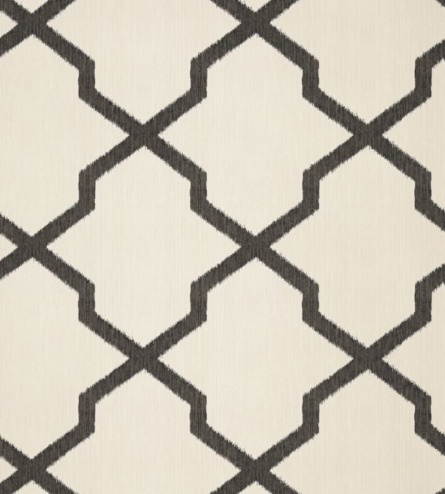 Myanmar Trellis Wallpaper - Black 