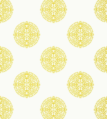 Halie Circle Wallpaper - Yellow