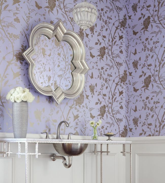 Liang Room Wallpaper - Purple
