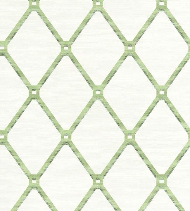 Easom Trellis Wallpaper - Green 