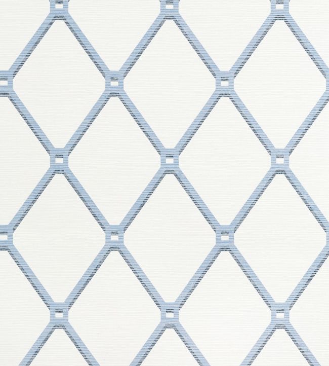 Easom Trellis Wallpaper - Blue 