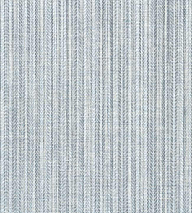 Baldwin Herringbone Wallpaper - Blue