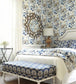 Longwood Room Wallpaper - Blue
