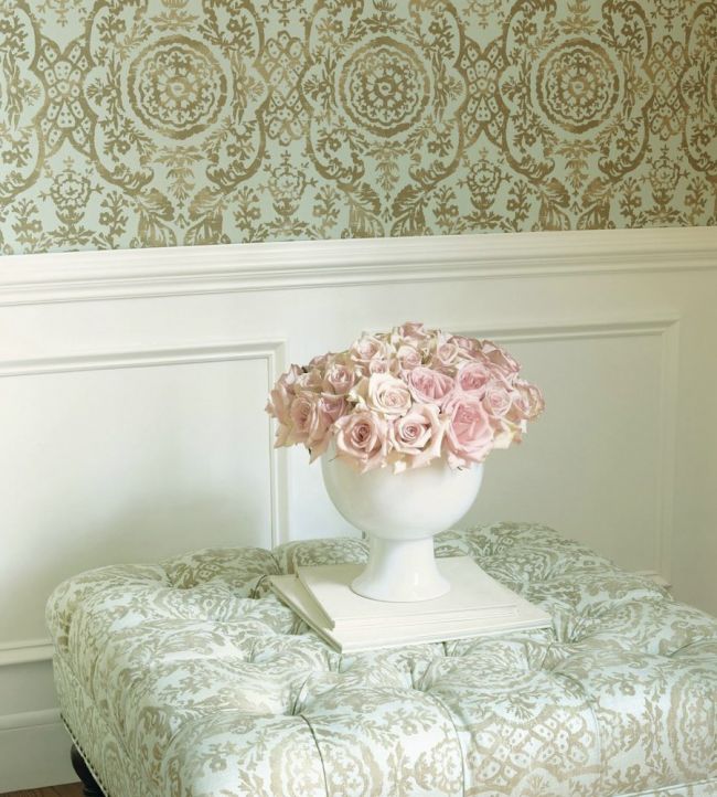 Sansome Room Wallpaper - Teal