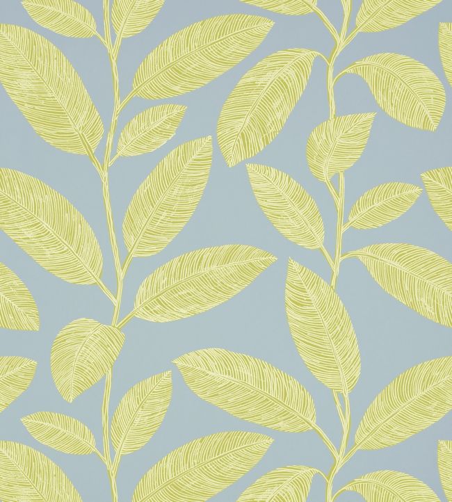 Komodo Leaves Wallpaper - Yellow