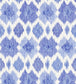 Bimini Ikat Wallpaper - Blue